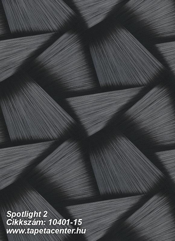 3d hatású,dekor,geometriai mintás,fekete,lemosható,vlies tapéta 